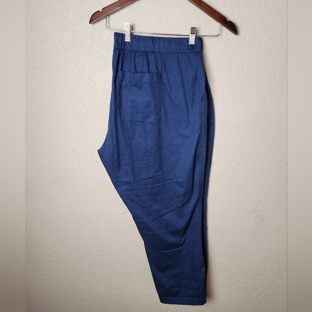Pact Daily Twill Pants Organic Cotton Womens  Navy Blue Size XXXL New - Picture 5 of 8